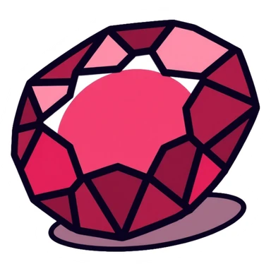 ruby gemstone sticker