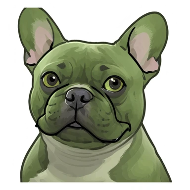 French Bulldog sticker