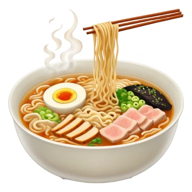a bowl of ramen sticker