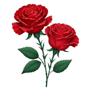 carnation and rose sticker