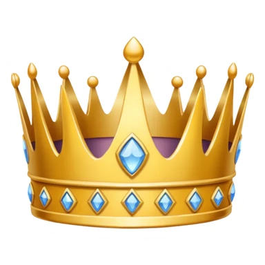 delicate princess crown sticker