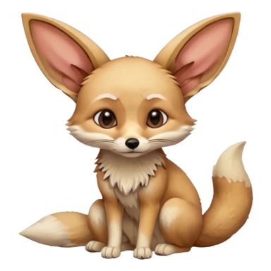 fennec fox sad sticker