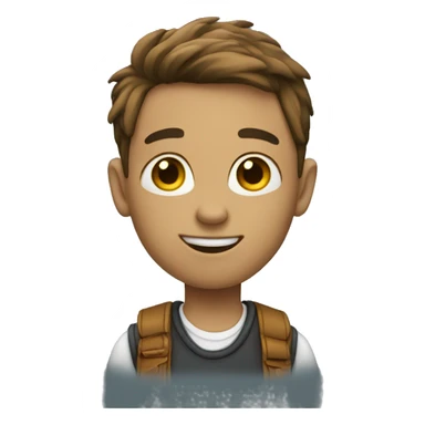 Boy with an idea sticker