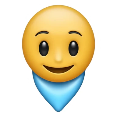 An emoji symbolizing a prostate sticker