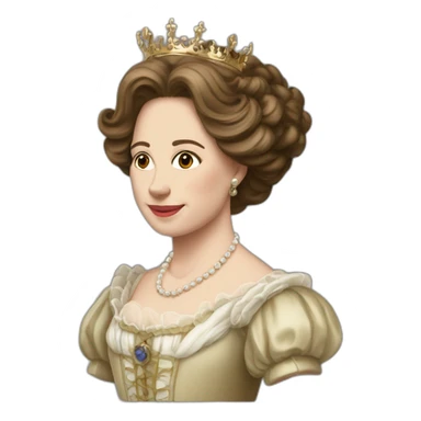 La reine d'Angleterre sticker