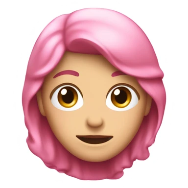 inyeccion rosada con brillos sticker