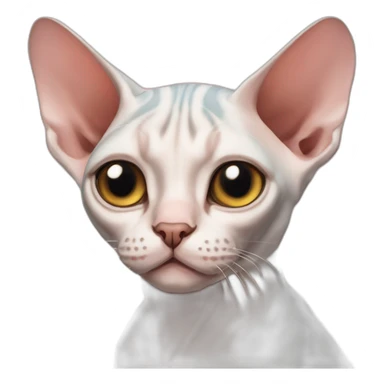 sphynx cat sub bedge sticker