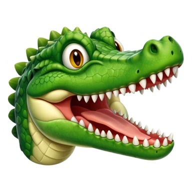 drooling from mouth crocodile emoji sticker