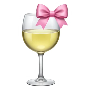 white win cup with pink bow sticker