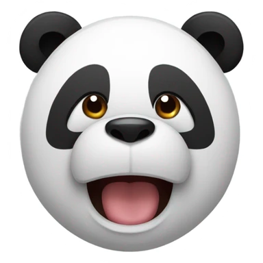 Panda don’t see sticker