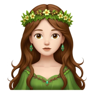 forest queen sticker