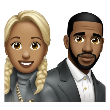 p diddy with drake sticker