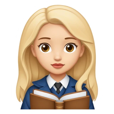 girl holding dean list sticker