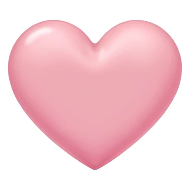 A pink pastel colour heart  sticker