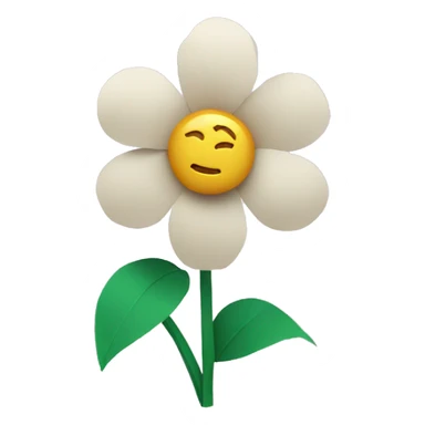 flower made of paper sticker