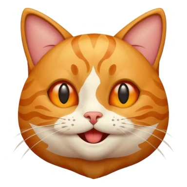 Emoji cat sticker