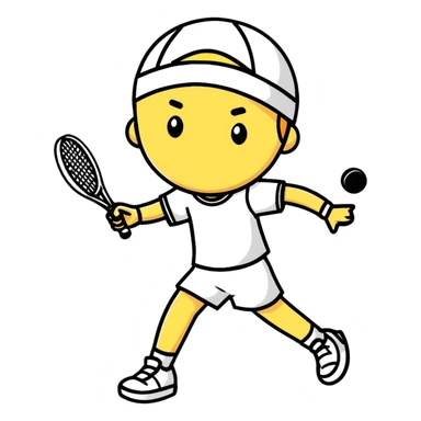 Tennis sticker
