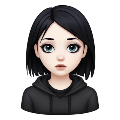 emo girl  sticker