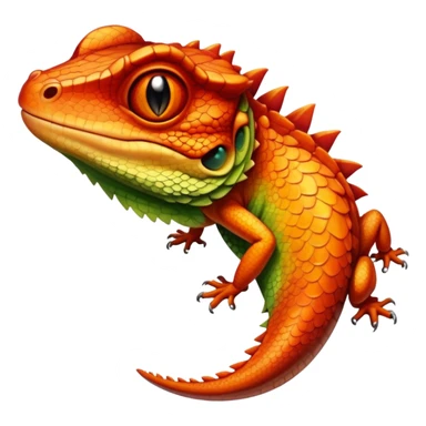 sunburnt lizard sticker