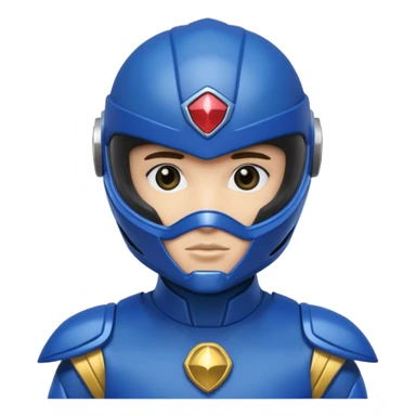 Power ranger blue sticker