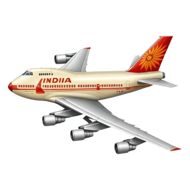 Air India b747 old with gears sticker