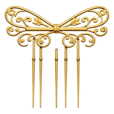 asian hairpins sticker