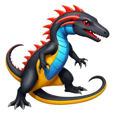 Salandit-Heliolisk-Helioptile-fusion  sticker