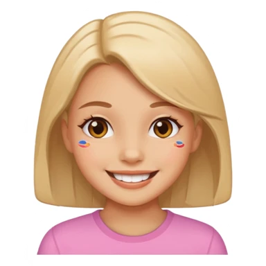 Stikers of a girl cute sticker