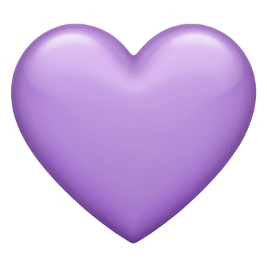 LIGHT PURPLE heart emoji sticker