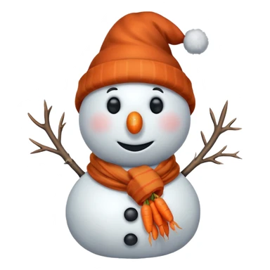 a snowman with the "S" logo sticker