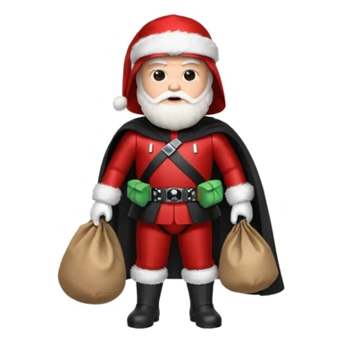 darth vader santa sticker