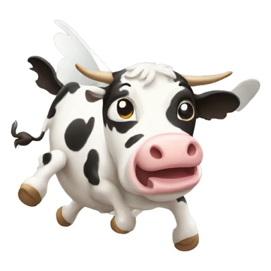 Flying Cow sticker