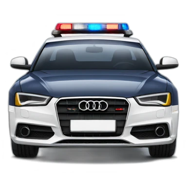 Audi Police car sticker