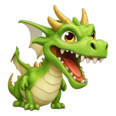 Dragon crache eau sticker
