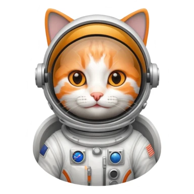 cat Astronaut sticker