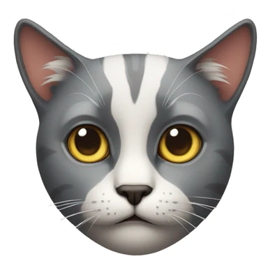 suspicious cat sticker