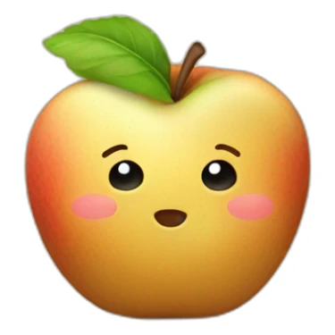 Pomme de terre mignonne qui souriy sticker