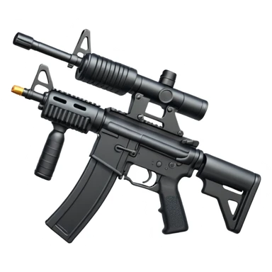 ar 15 with gun spray sticker