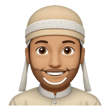 muslim man sticker