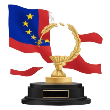 european-union-flag on trophee circle sticker