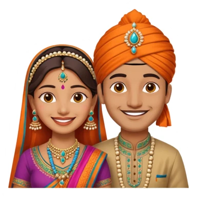 Marriage Indian  sticker