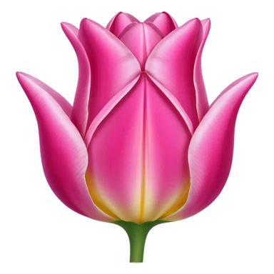 Pink tulip sticker