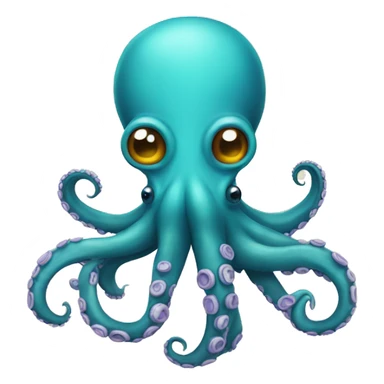 Octopus with a bow sticker