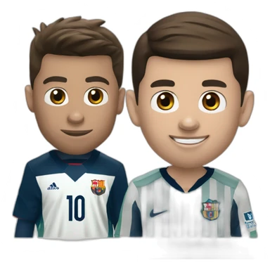 Ronaldo et Messi sticker