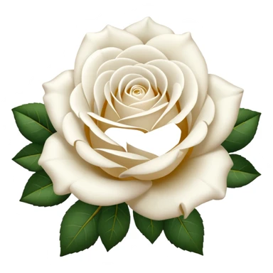 white roses only sticker