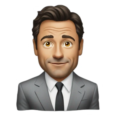 Jordan Belfort in the wolf of wall street sticker