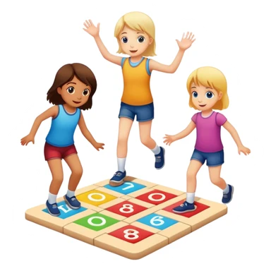 hopscotch sticker