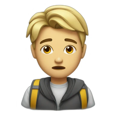 Fed up student  sticker