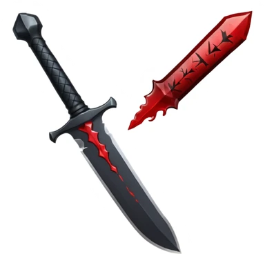 iOS emoji, dark fantasy dagger, obsidian blade, runes, blood drop, clean render, minimalismiOS emoji, dark fantasy dagger, obsidian blade, runes, blood drop, clean render, minimalismiOS emoji, dark fantasy dagger, obsidian blade, runes, blood drop, clean render, minimalism sticker