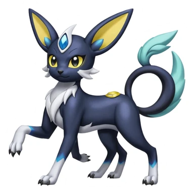 Meloetta-Umbreon-Absol-Zekrom-Gatomon-Pteromon-hybrid sticker